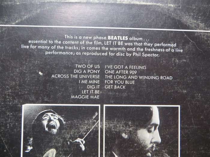 The Beatleas - Let it Be - Vintage Vinyl LP - G/VG