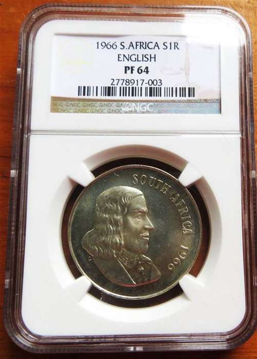 1966 RSA Proof Silver R1 - Alternate Language PF64 NGC