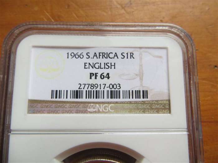 1966 RSA Proof Silver R1 - Alternate Language PF64 NGC