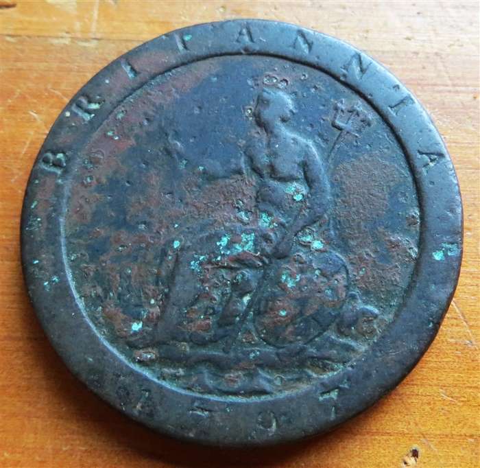 1797 GB George III Cartwheel Penny Coin