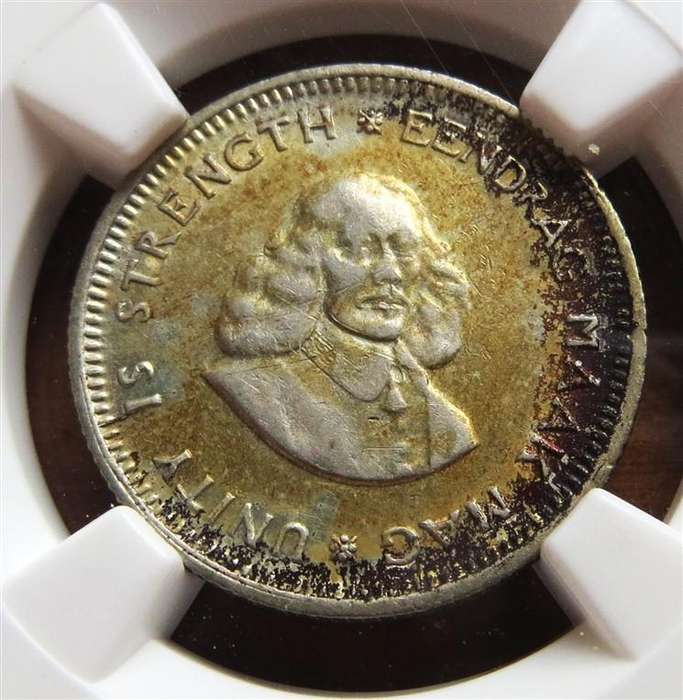 1962 SA Silver 5c NGC Graded XF45