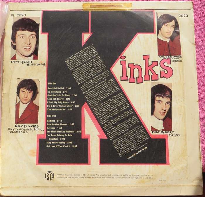 The Kinks Vintage Vinyl LP - VG