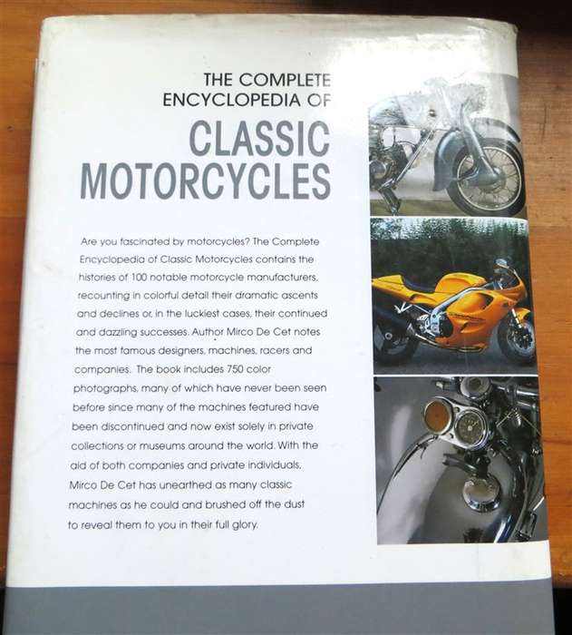Complete Encyclopedia of Classic Motorcycles - Mirco De Cet