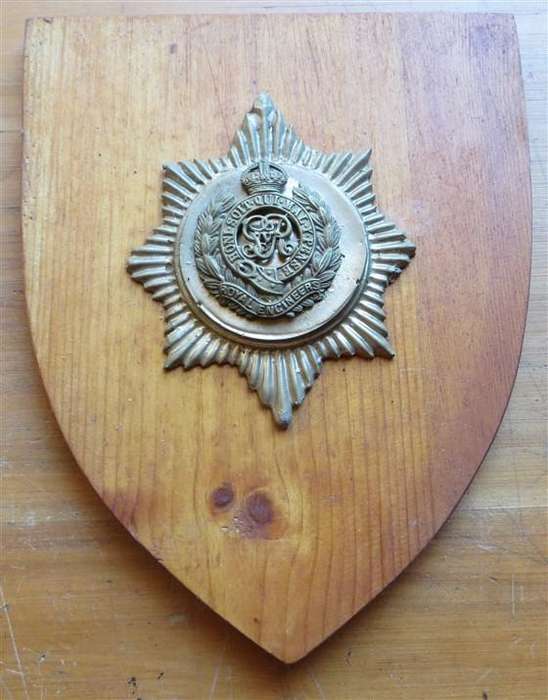 Royal Engineers Plaque