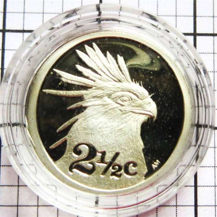 2006 Secretary Bird Silver 2 1/2 Cent Tickey