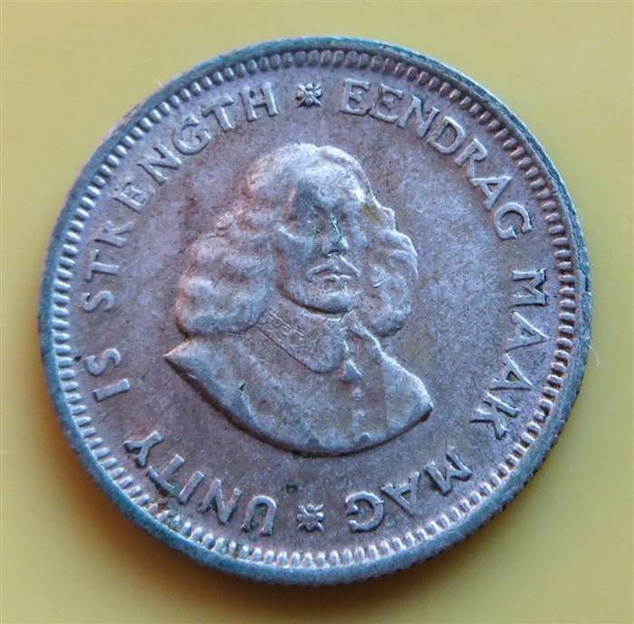 1964 RSA Silver 5c Coin