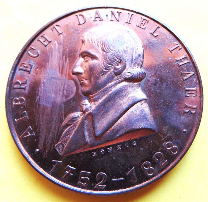 1978 Albrecht Daniel Thaer Commemorative Medallion