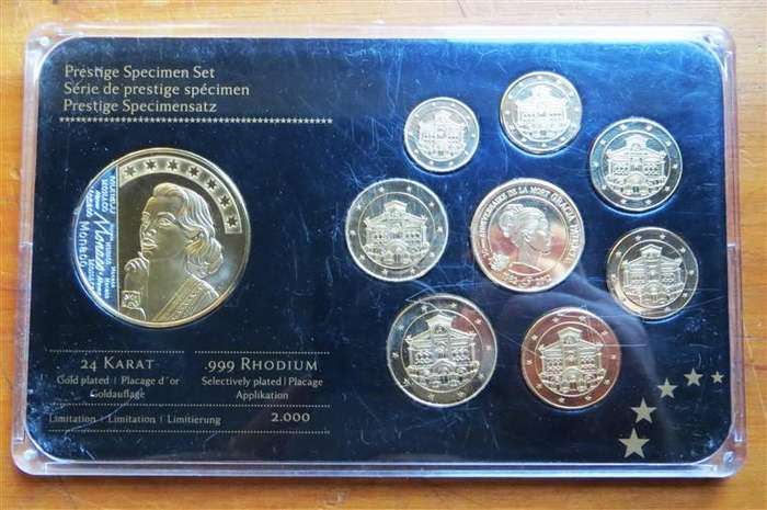 Luxembourg Euro Prestige Set - Gold Plated