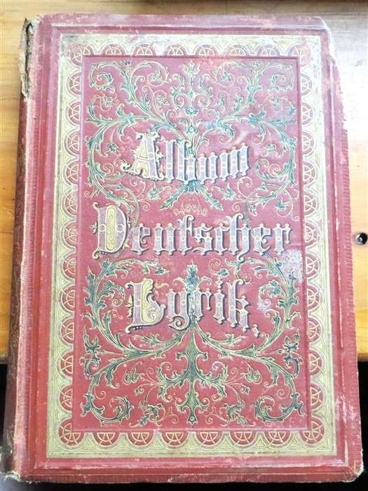1879 - Album Deutscher Lyrik - Illustrated - Cover damaged