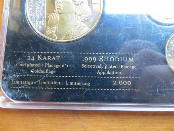 Luxembourg Euro Prestige Set - Gold Plated