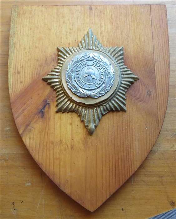 Durban Fire Department Plaque