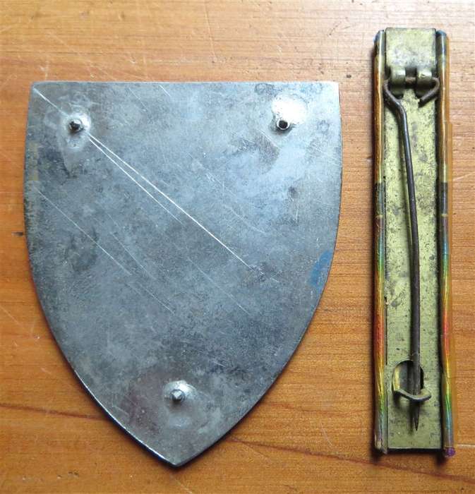SADF Cape Corps Maintenance Unit Shoulder Flash no pins + Rank Bar
