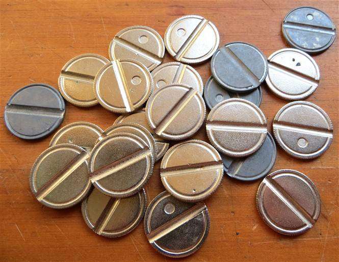 23 x Unknown Tokens - All for 1 Bid - Under R10 each