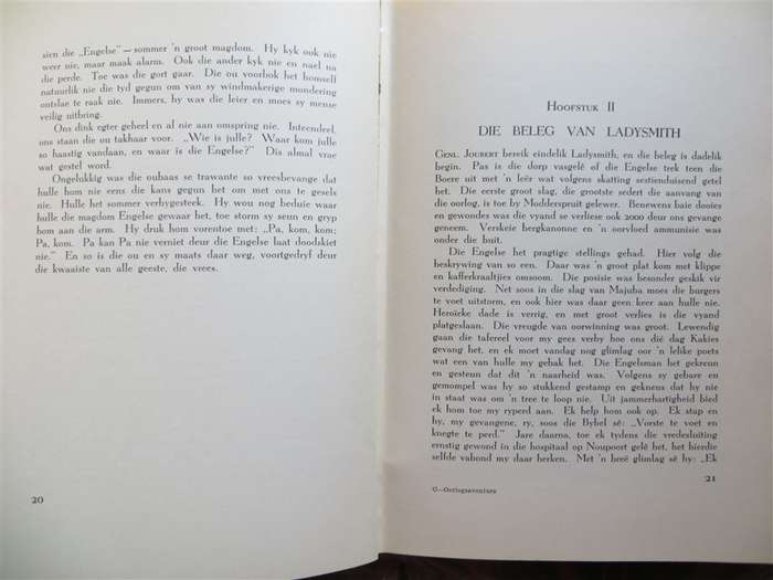 Boer war - Oorlogsavonture van Genl. Wynand Malan - H.J.C Pieterse