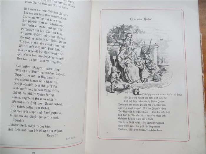 1879 - Album Deutscher Lyrik - Illustrated - Cover damaged