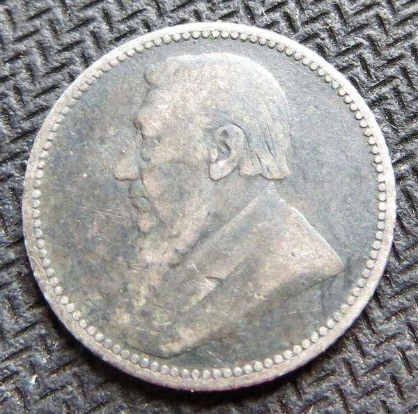 1896 ZAR 6d Sixpence - 0.925 Silver