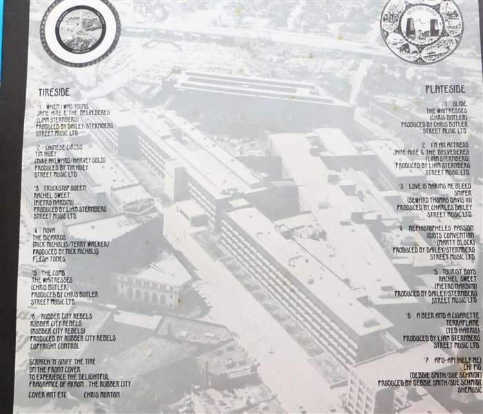 Akron Ohia Compilation - Stiff Records - Vintage Vinyl LP Vinyl VG / Cover VG