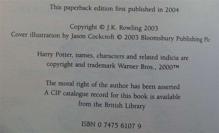 Harry Potter & the Order of the Phoenix - J.K Rowling