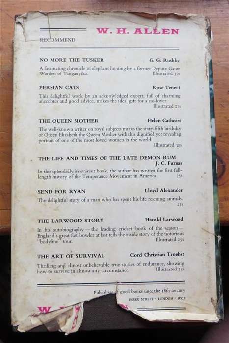 A Hunter's Story - C.J.P Ionides Autobiography - 1965 Hardcover