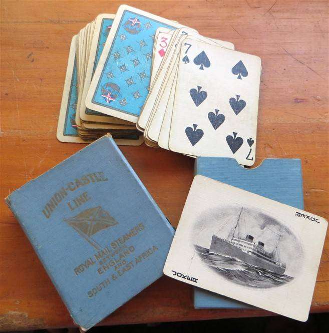 Union Castle Line Pack of Cards in original Box