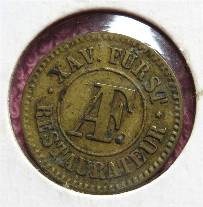 Circa. 1900 Austria Restuarant Token