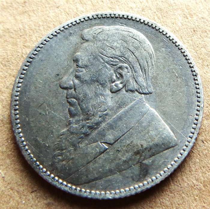 ZAR 1896 Silver 1/ Shilling