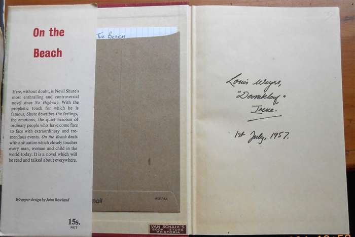 1st Edition - Nevil Shute - On the Beach