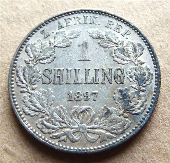ZAR 1897 Silver 1/ Shilling