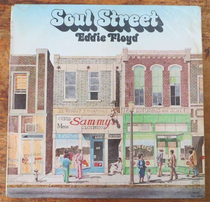 Soul Street Eddie Floyd - Vinyl LP - VG