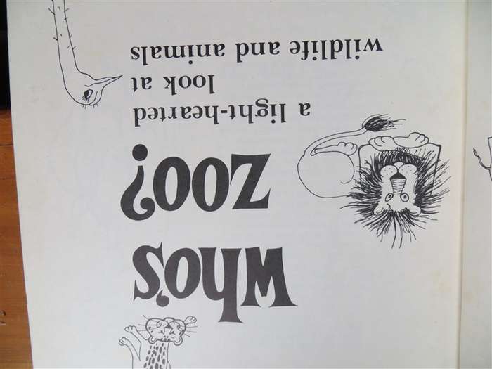 Who"s Zoo - Famous People cartoons to raise money for Wildlife
