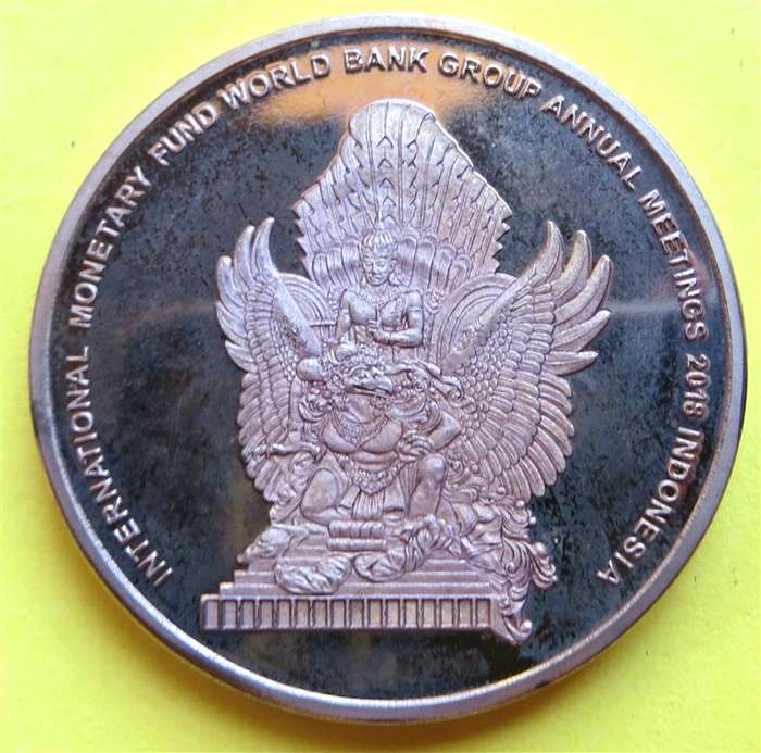 IMF World Bank Group Annual Meeting Medallion - 2018 Indonesia