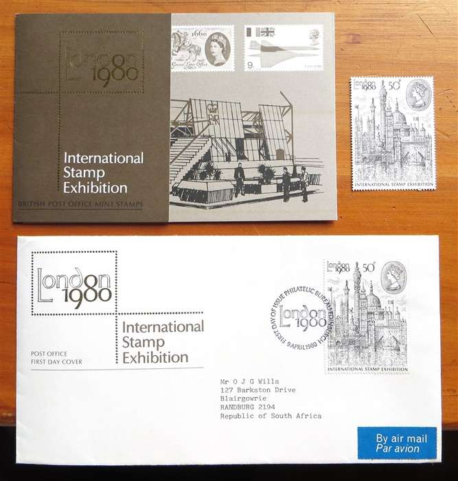 1980 London Stamp & Cover