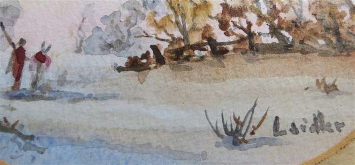 Original Laidler - Framed Watercolour Painting