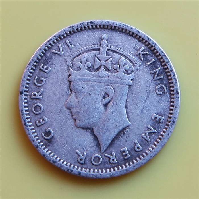 1941 Southern Rhodesia 3d Silver Coin