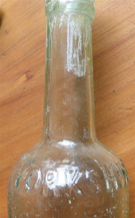 Goodall Backhouse & Co. Yorkshire Relish Antique Glass Bottle