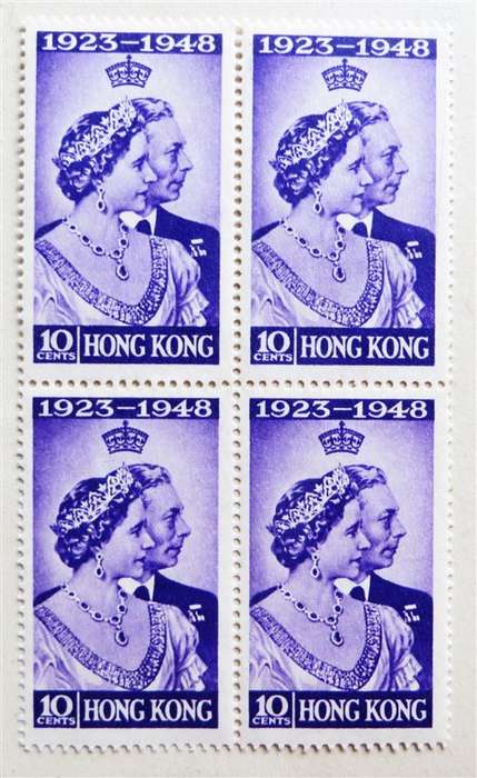 1948 Hong Kong Block of 4