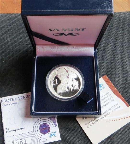 2008 Gandhi Protea Silver Proof R1