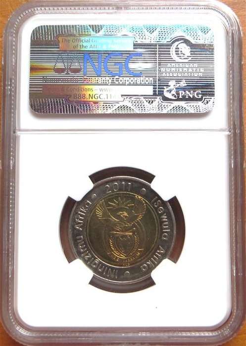2011 Reserve Bank 90th Anniv. R5 NGC MS65