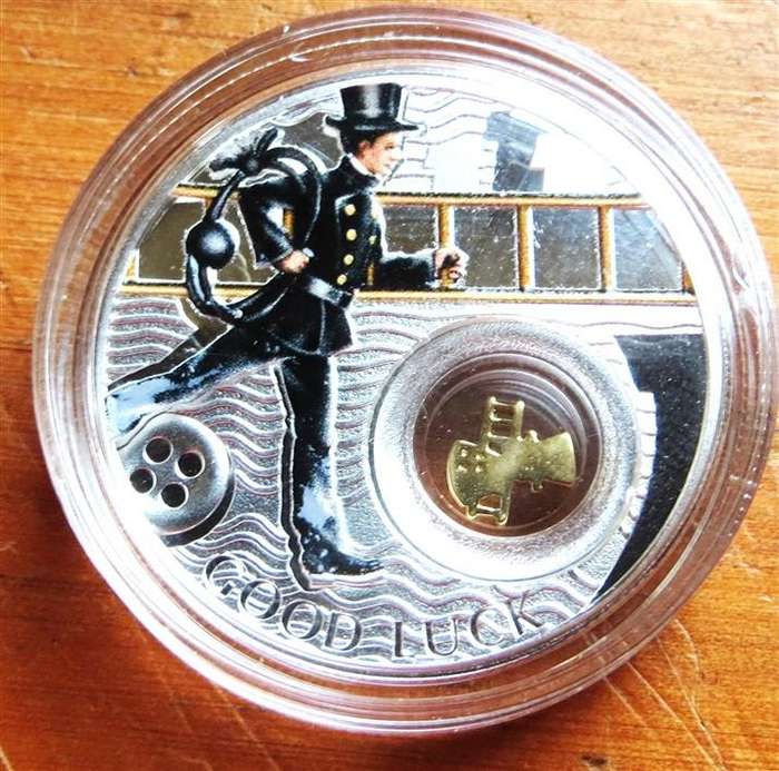 Niue Island 2014 Silver 1 Dollar: Chimney Sweep - Low Mintage