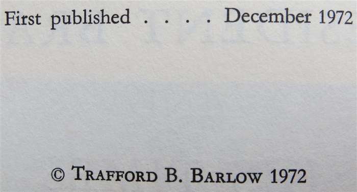 The Life & Times of President Brand - T.B Barlow 1st Ed.