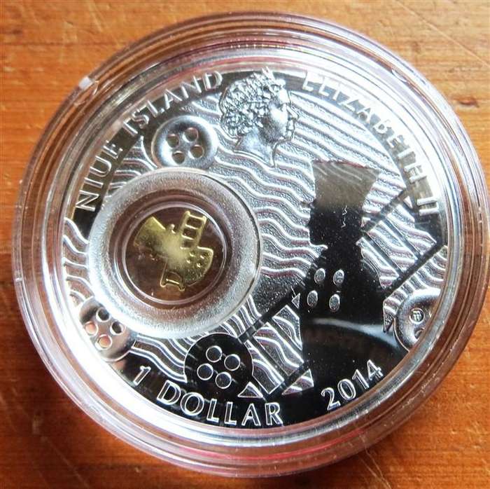 Niue Island 2014 Silver 1 Dollar: Chimney Sweep - Low Mintage