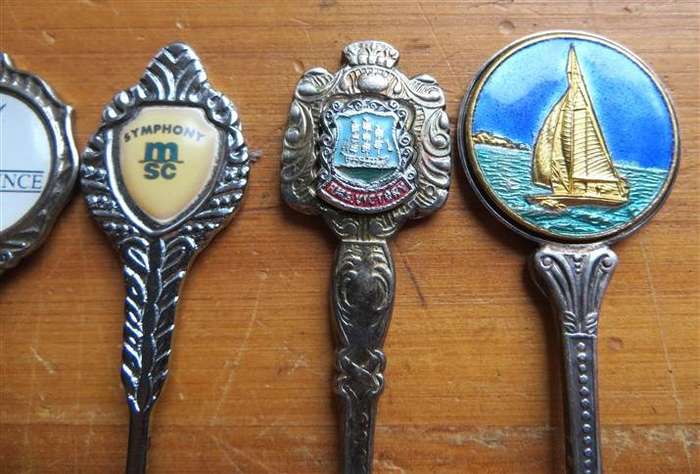 6 x Maritime Tea Spoon lot - 1 Bid for All