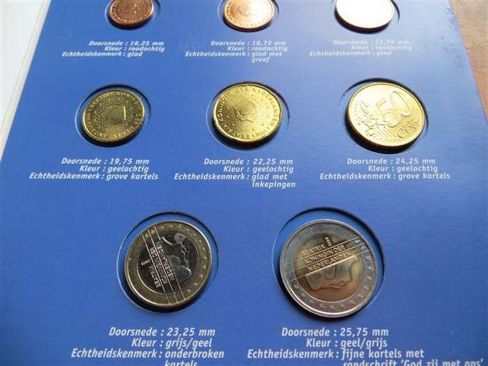 Netherlands Een Eerste Kennismaking Euro Coin Set -  Introduction to the Euro Coins Currency Set