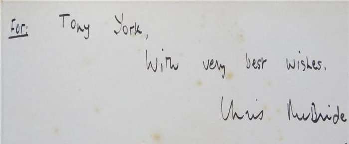 Liontide - Christopher McBride - Signed twice by Author (1990)