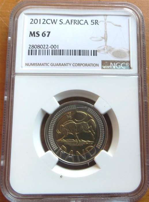 2012 Coinworld RSA R5 NGC MS67