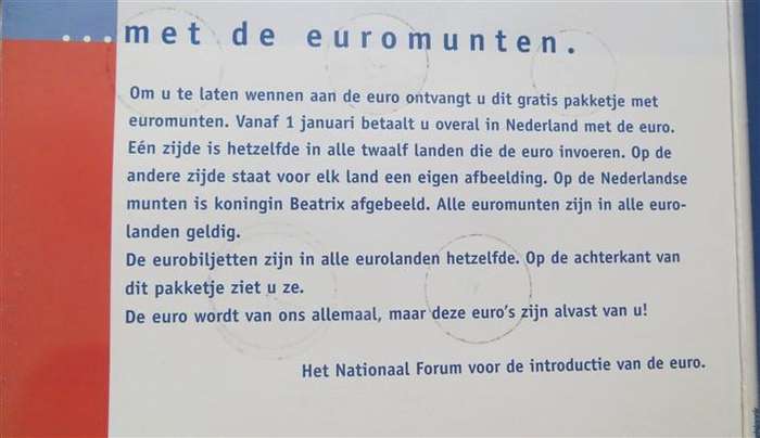 Netherlands Een Eerste Kennismaking Euro Coin Set -  Introduction to the Euro Coins Currency Set