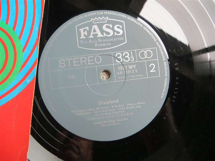 Dixieland - Ronny Hastings and is Hot Stompers - Vintage Vinyl LP - VG