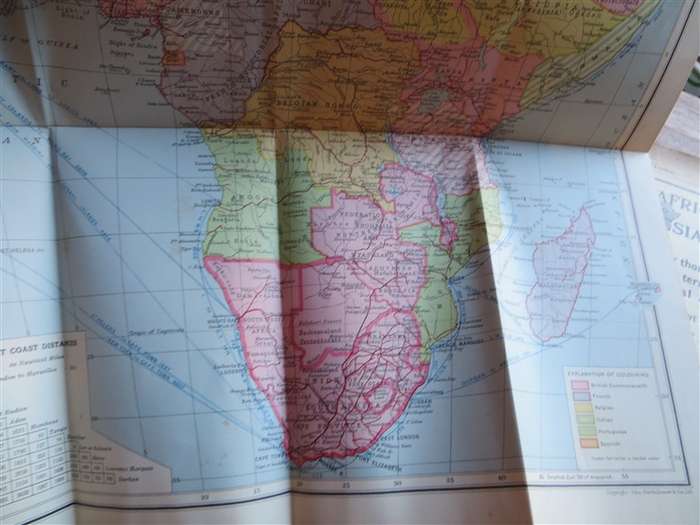 1955 The Castle Union Line - Guide to East Africa with Original Map