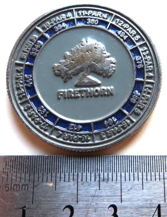 Randpark Golf Course Hole info Medallion