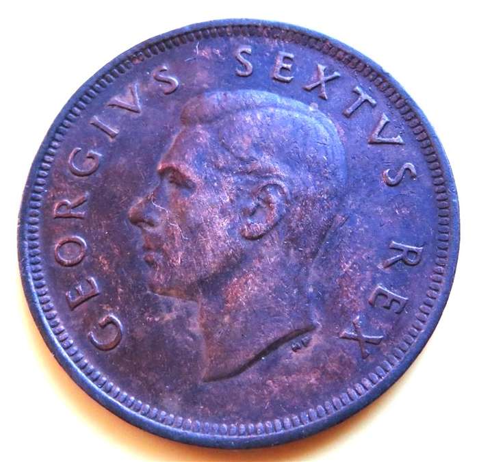 1949 SA Union 1d Penny Coin